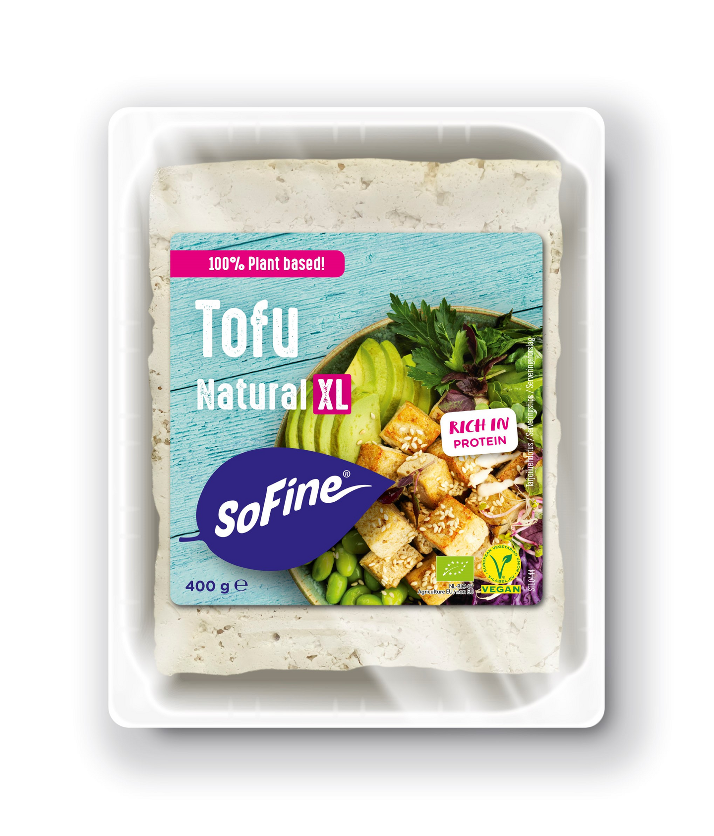 SoFine luomu tofu maustamaton 400g