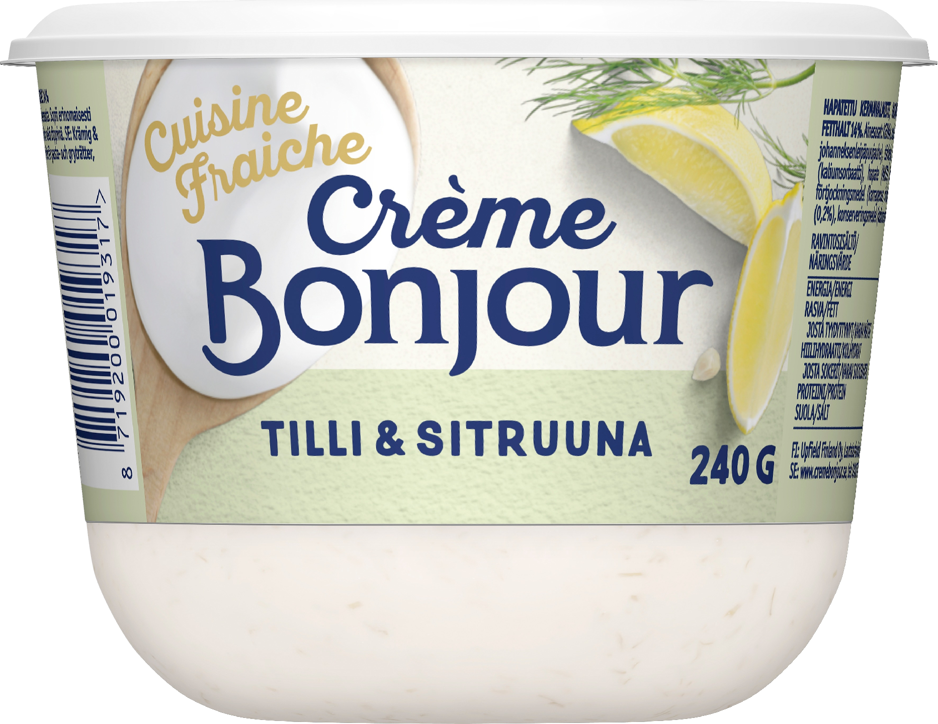Creme Bonjour Cuisine fraiche 240g tilli&sitruuna