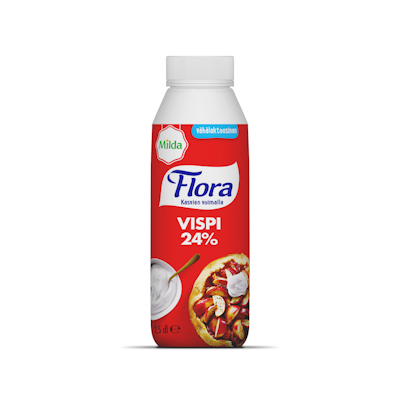 Flora Vispi 24% 2,5dl vähälaktoosinen