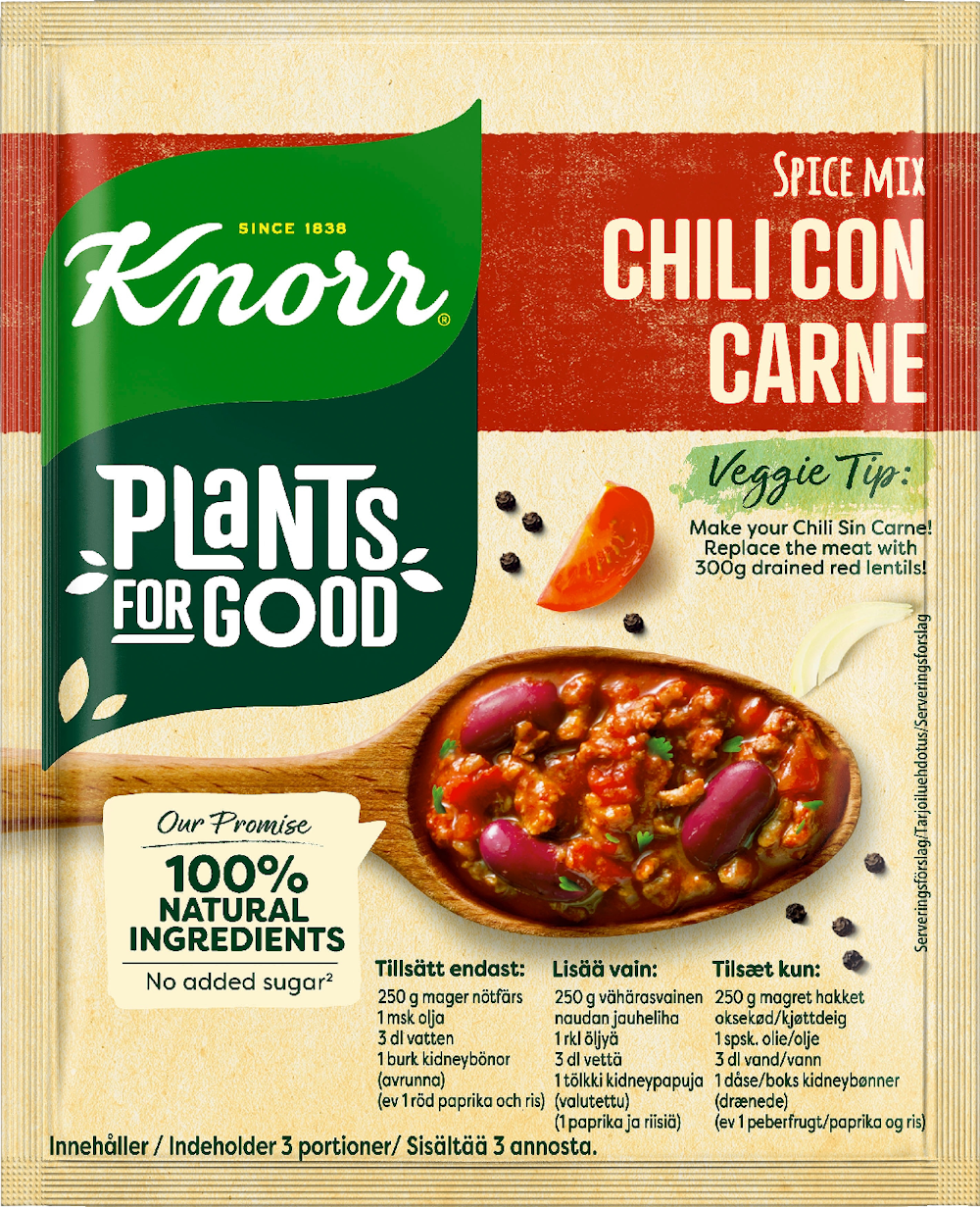 Knorr Ateria-aines Chili Con Carne 47 g — HoReCa-tukku Kespro