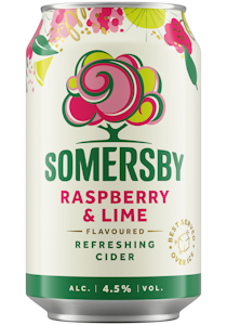 Somersby Raspberry Lime omenasiideri 4,5% 0,33l