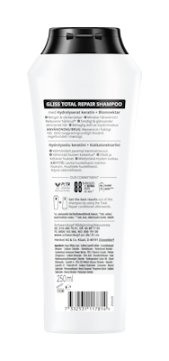 Schwarzkopf Gliss Total Repair shampoo 250ml