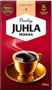 Juhla Mokka kahvi 500g suodatinjauhatus