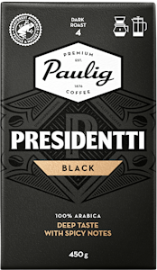 Presidentti kahvi 450g black label