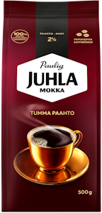 Juhla Mokka Tumma Paahto papukahvi 500g