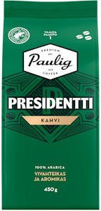 Presidentti kahvi 450g papu