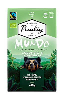 Paulig Mundo Kolumbia & Honduras Luomu kahvi sj 450g