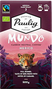 Paulig Mundo Mexico kahvi 500g suodatinjauhatus luomu