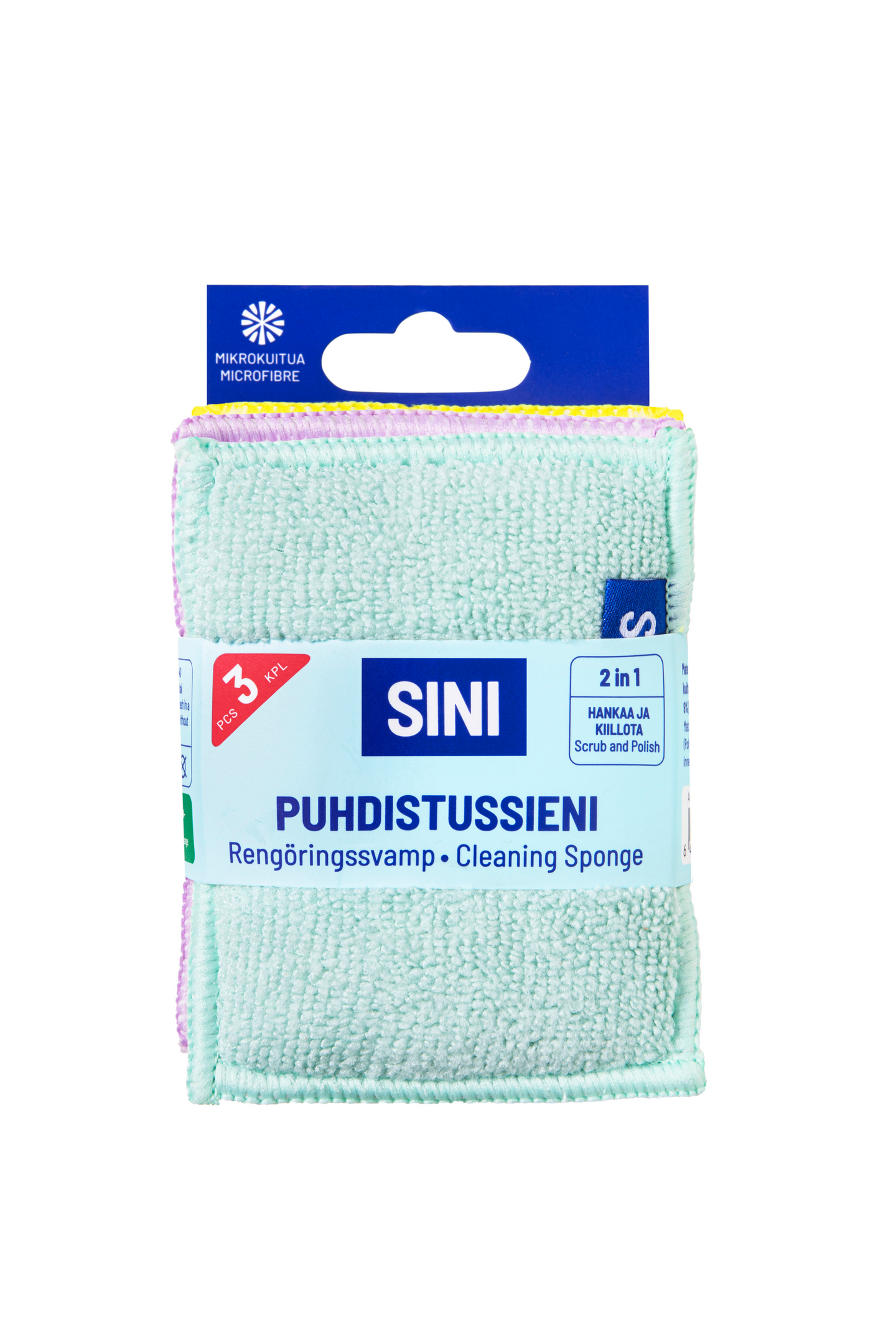Sini puhdistussieni 3 kpl