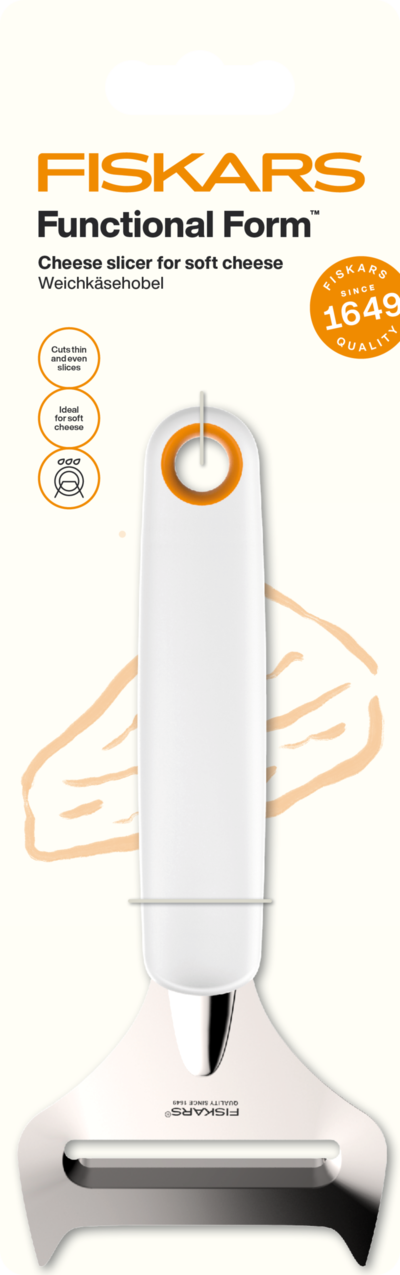 Fiskars Functional Form juustohöylä pehmeälle juustolle