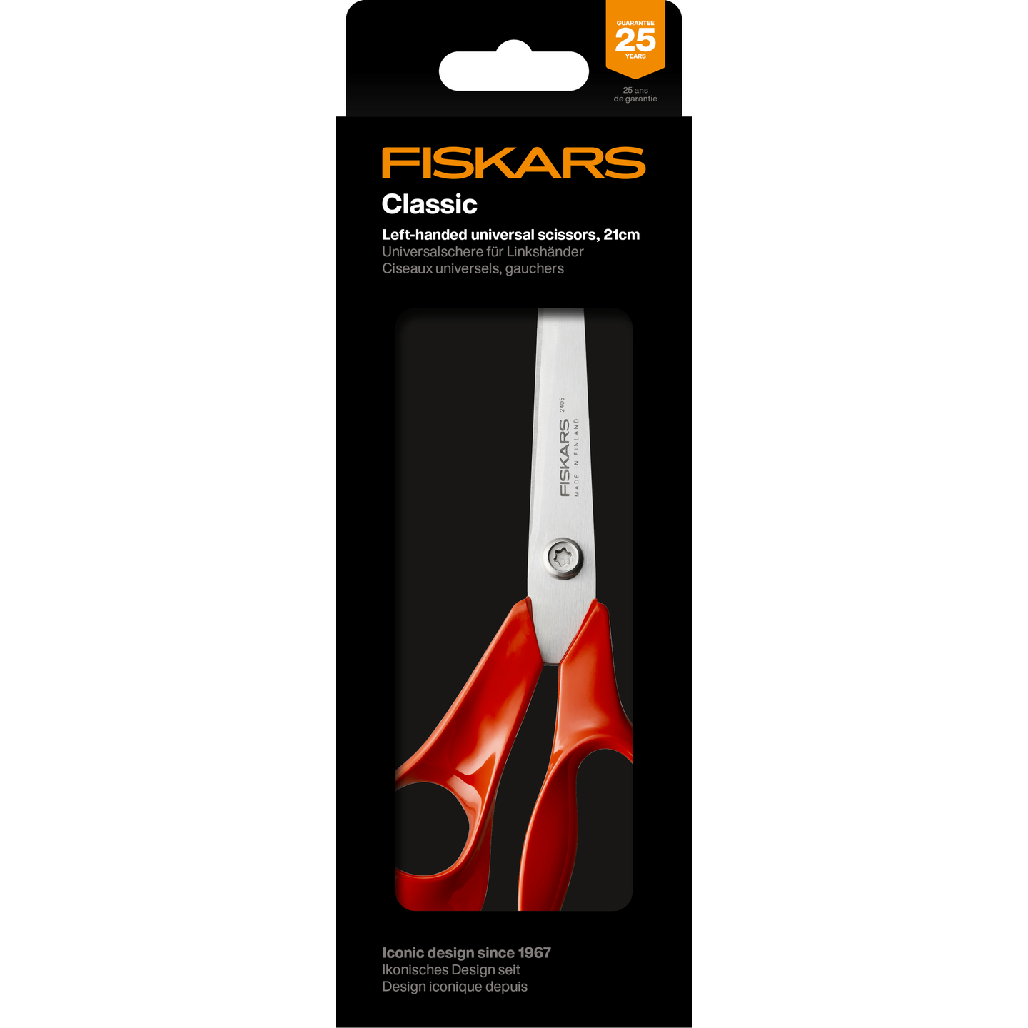 Fiskars Classic yleissakset 21 cm vasen kätiset