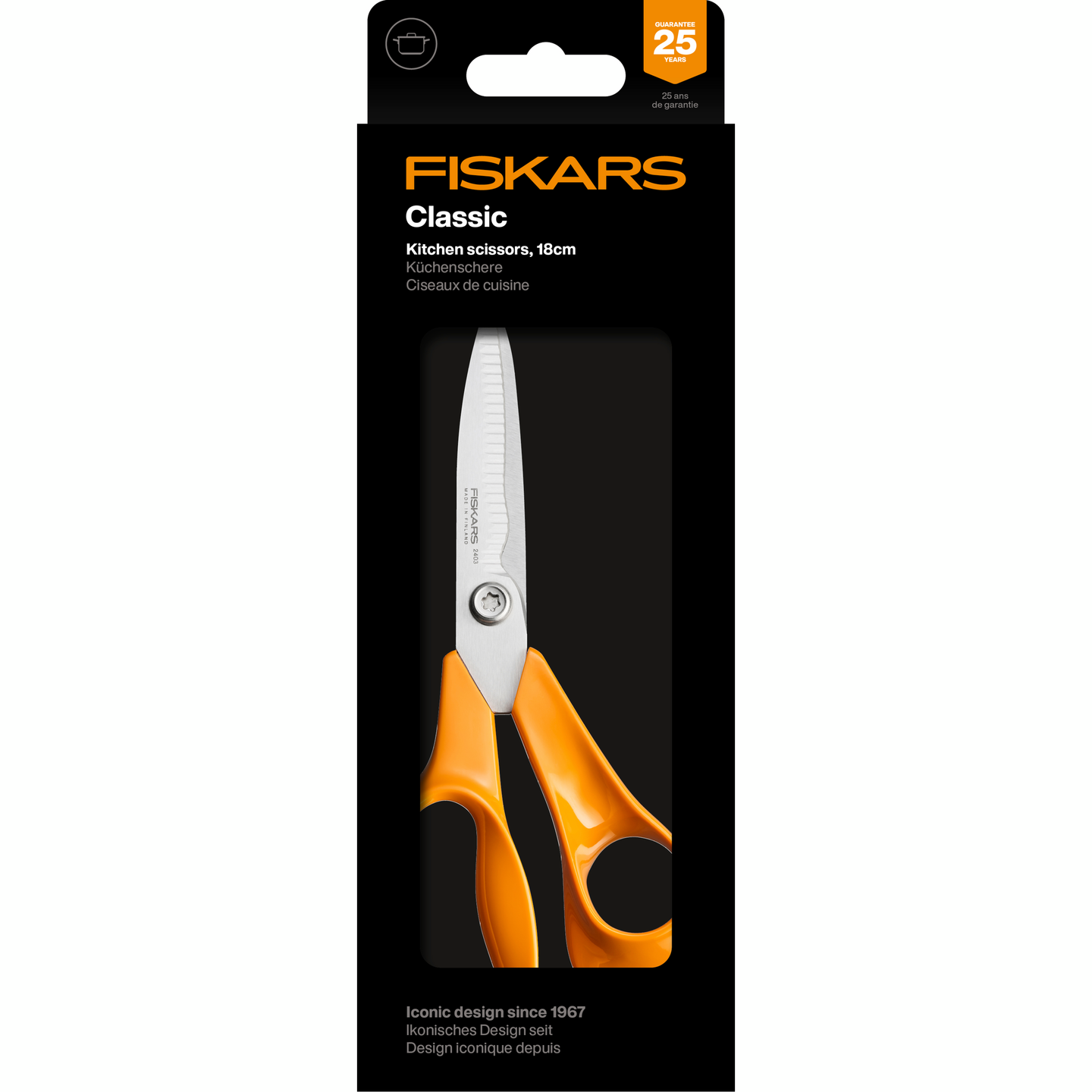 Fiskars Classic keittiösakset 18 cm