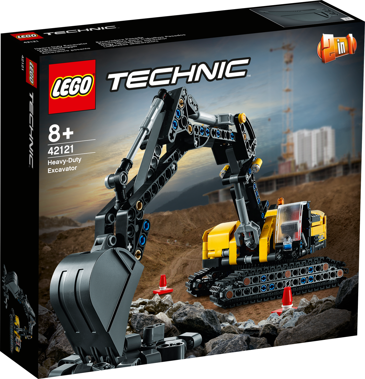 LEGO Technic 42121 Raskas kaivinkone