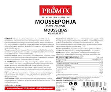 Promix moussepohja maustamaton 1kg