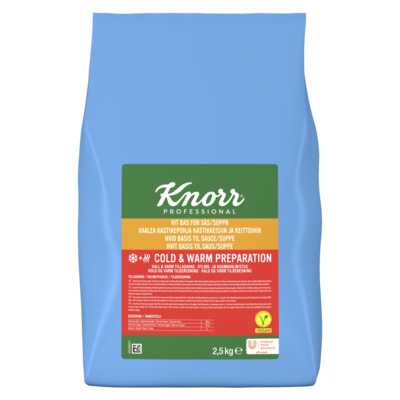 Knorr Vaalea kastikepohja kylmävalmistus 2x2,5kg/62,5l