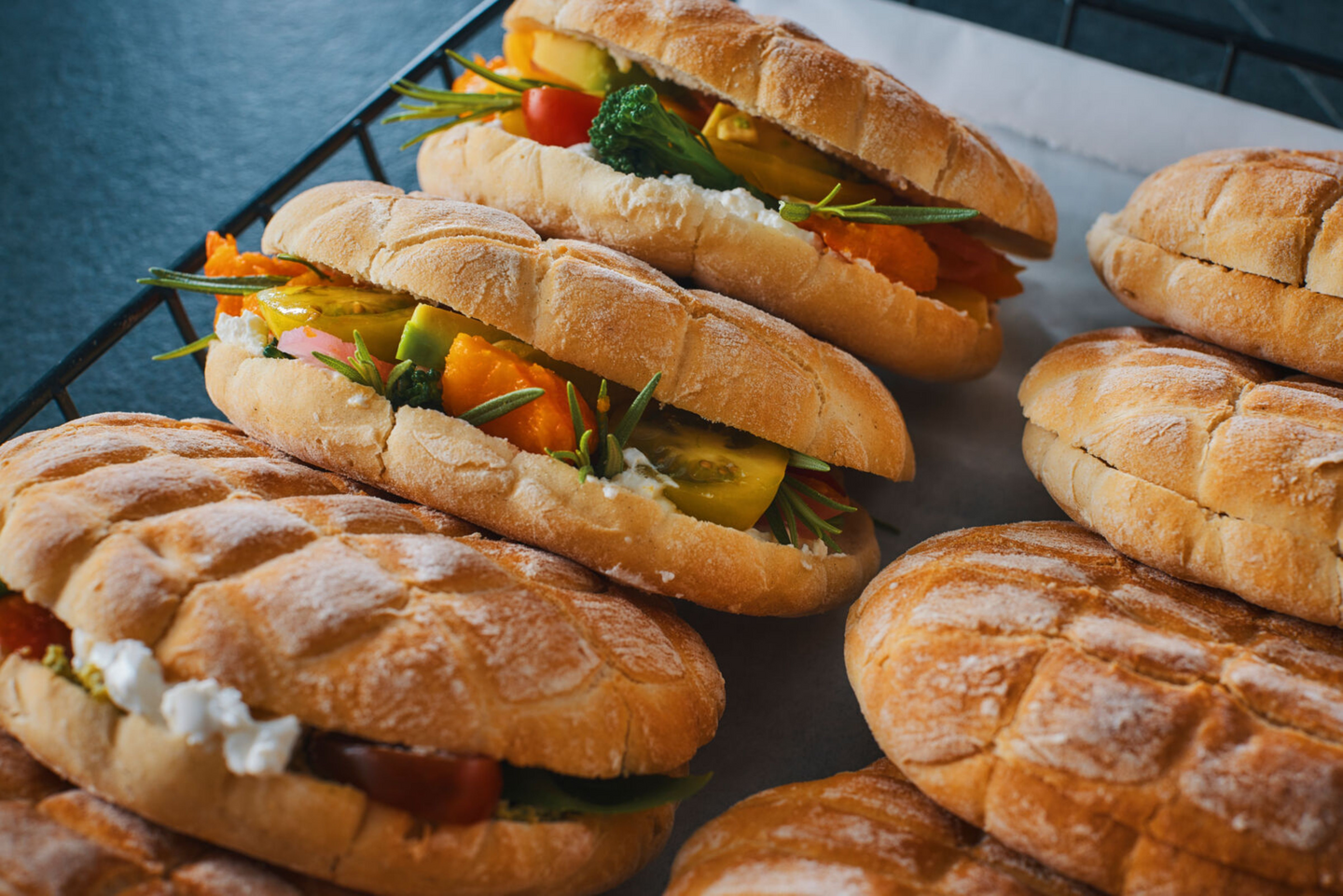 Panesco tartaruga vehnäsämpylä halkaistu 36x100g esipaistettu pakaste