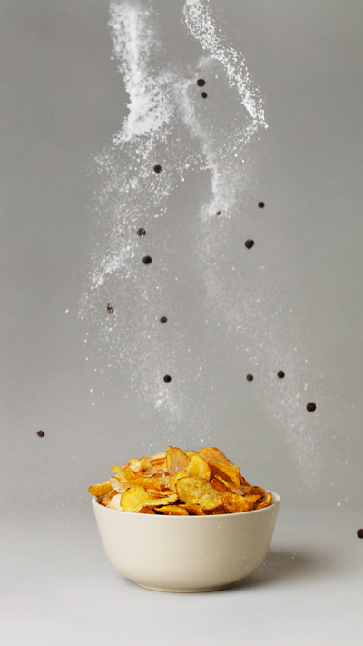 FjordChips Havsnø Rista Pepper perunalastut merisuola pippuri 150g