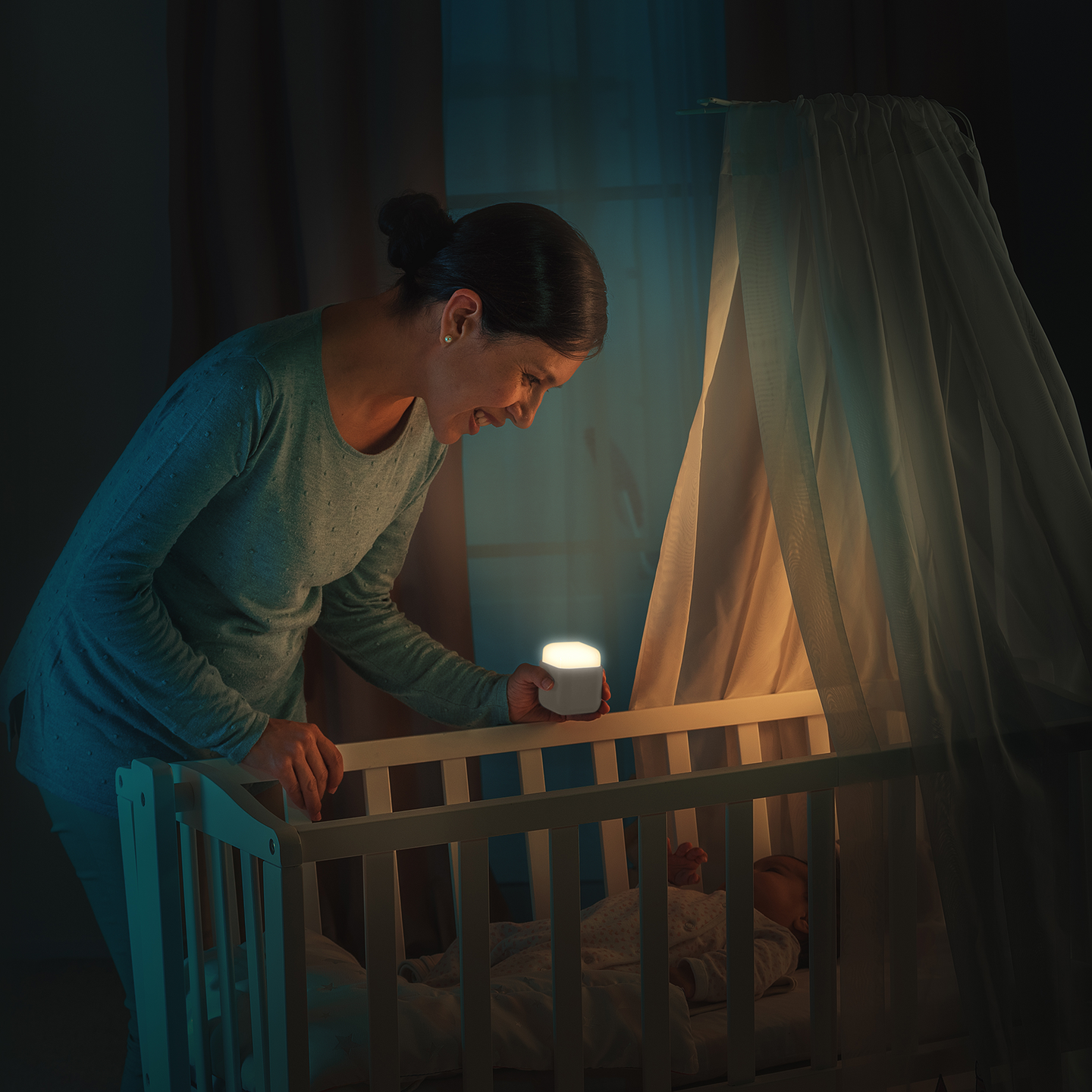 Reer 2in1 SleepLight - yövalo, kermanvärinen