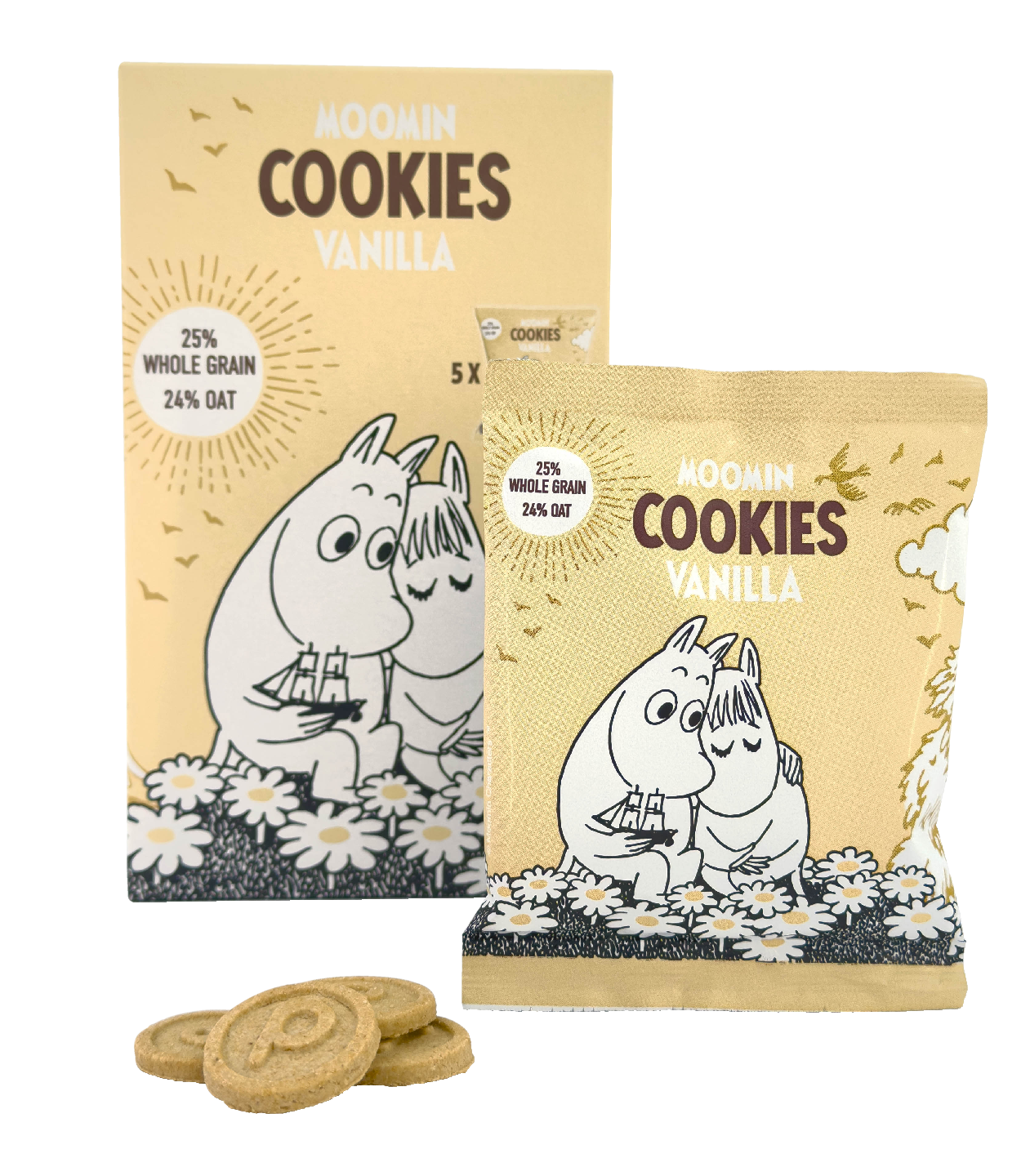Moomin Kids Cookies 5x20g Vanilla