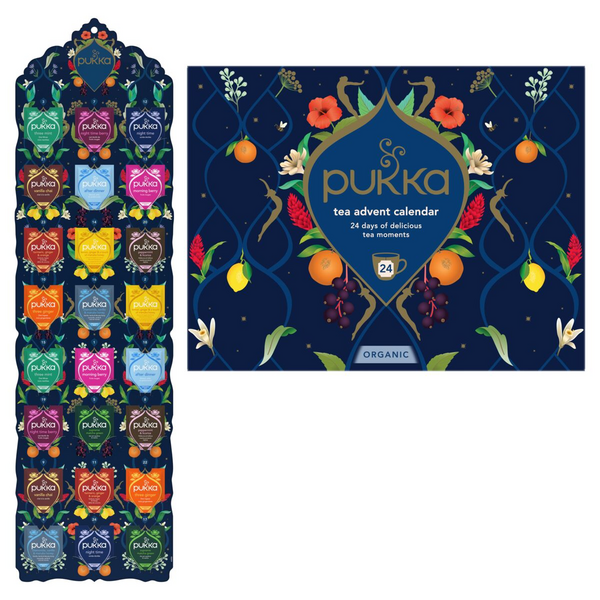 Pukka yrttitee Joulukalenteri 24ps Luomu
