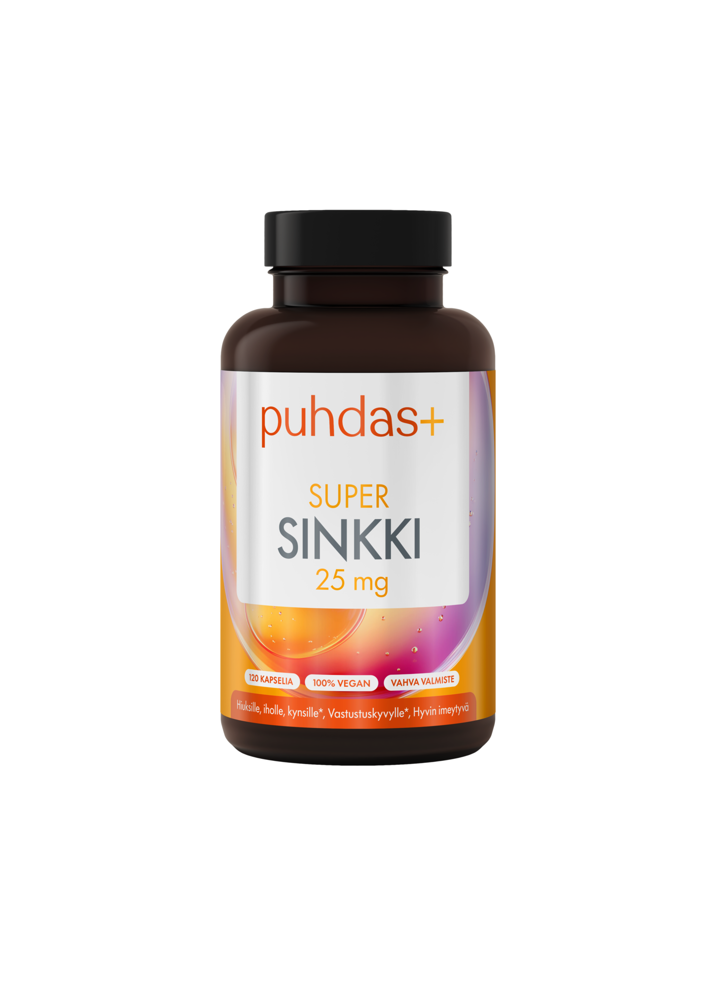 Puhdas+ Supersinkki 25mg 120 kaps