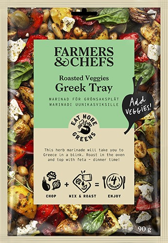 Farmers&Chefs marinadi 90g Greek Tray