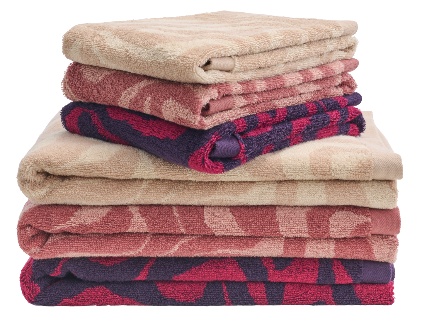 Nanso Savanna kylpypyyhe 70x140 cm punasävyinen