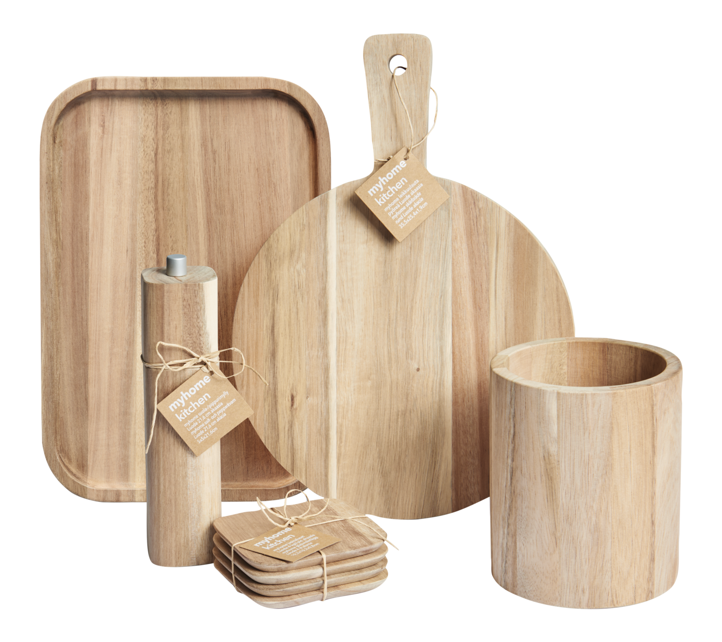 myhome aterinteline pyöreä Luode akaasia