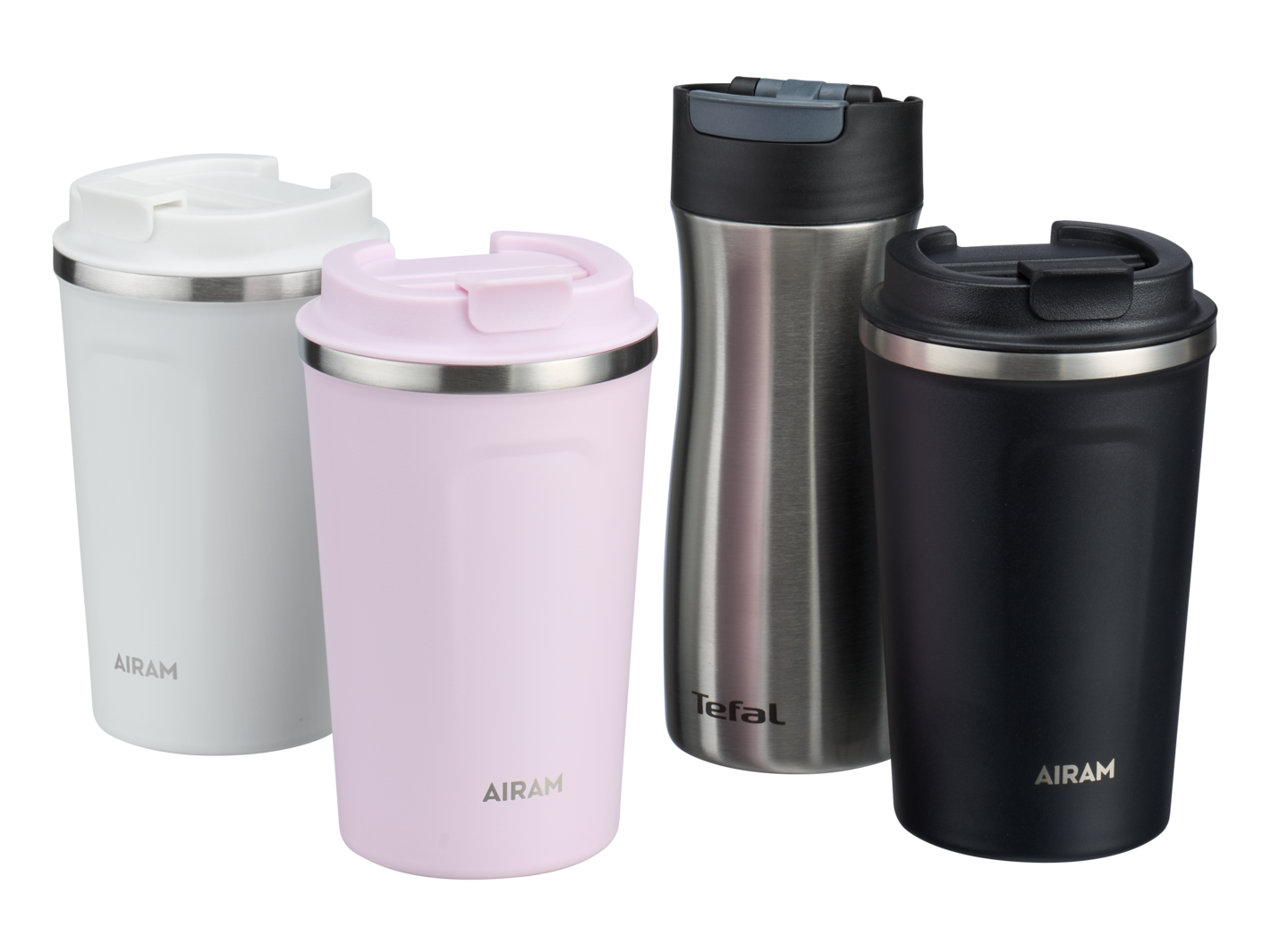 Airam Aalto teräsmuki 0,35 l musta