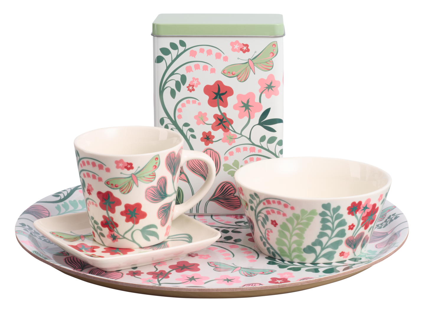 myhome lautanen Paratiisi 13 x 13 cm valkoinen