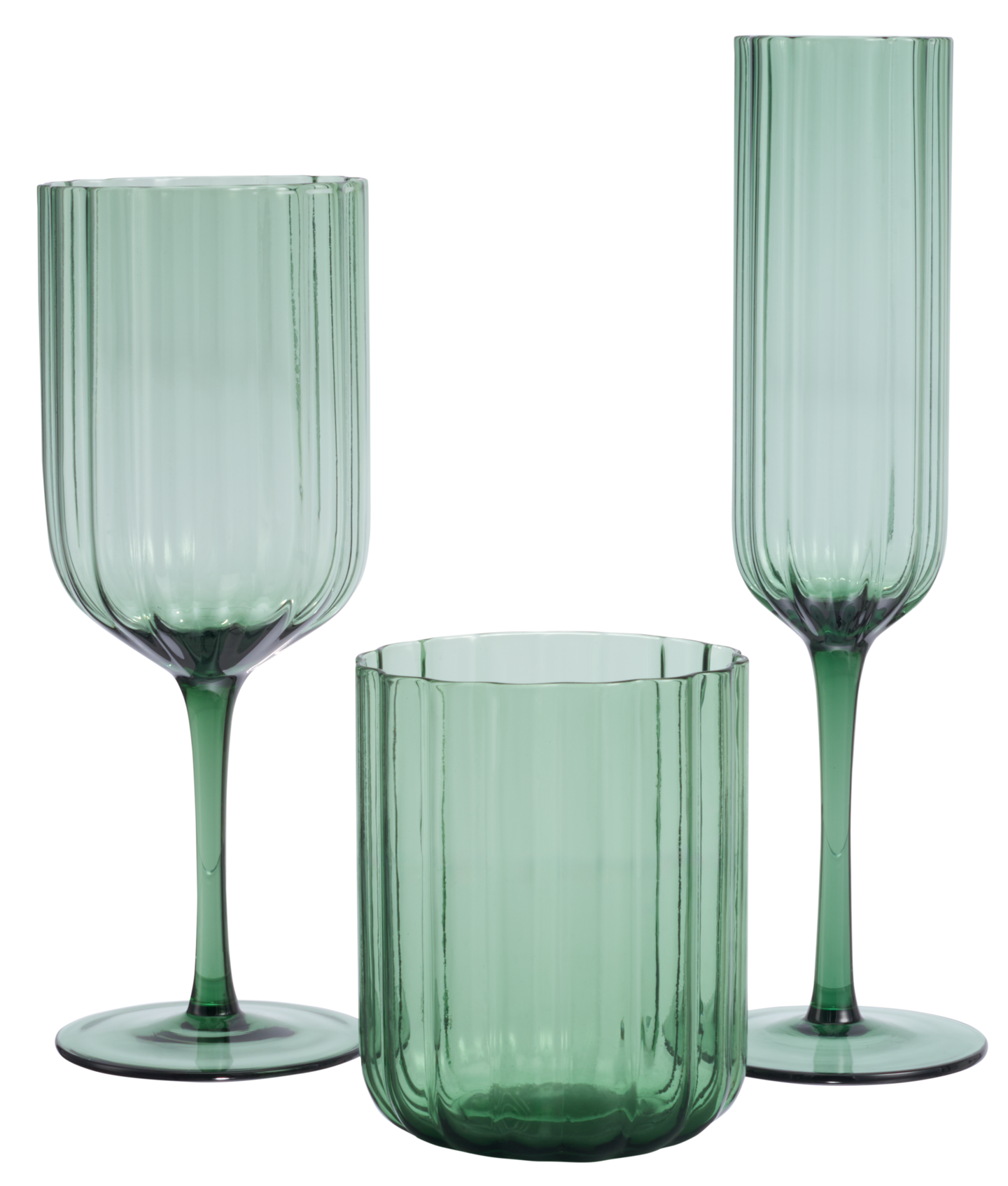 myhome kuohuviinilasi Pouta 210 ml vihreä