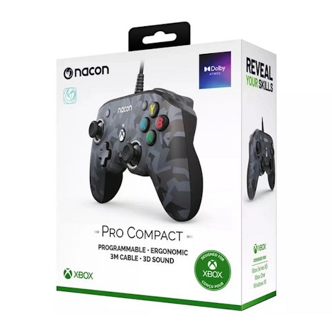 Nacon Pro Compact Xbox peliohjain camo