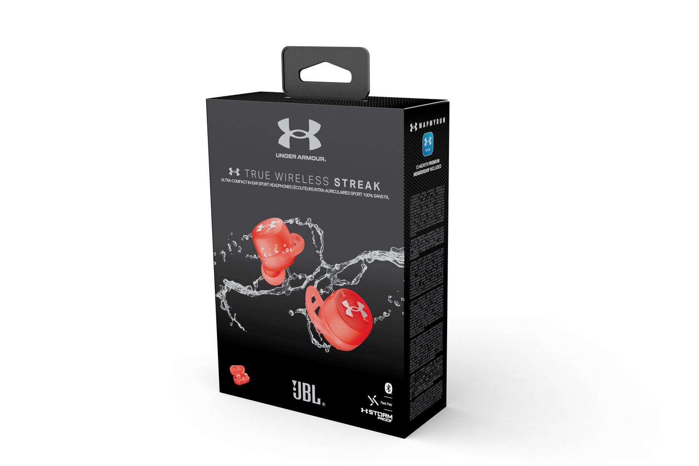 JBL UA Streak langattomat nappikuulokkeet, punainen