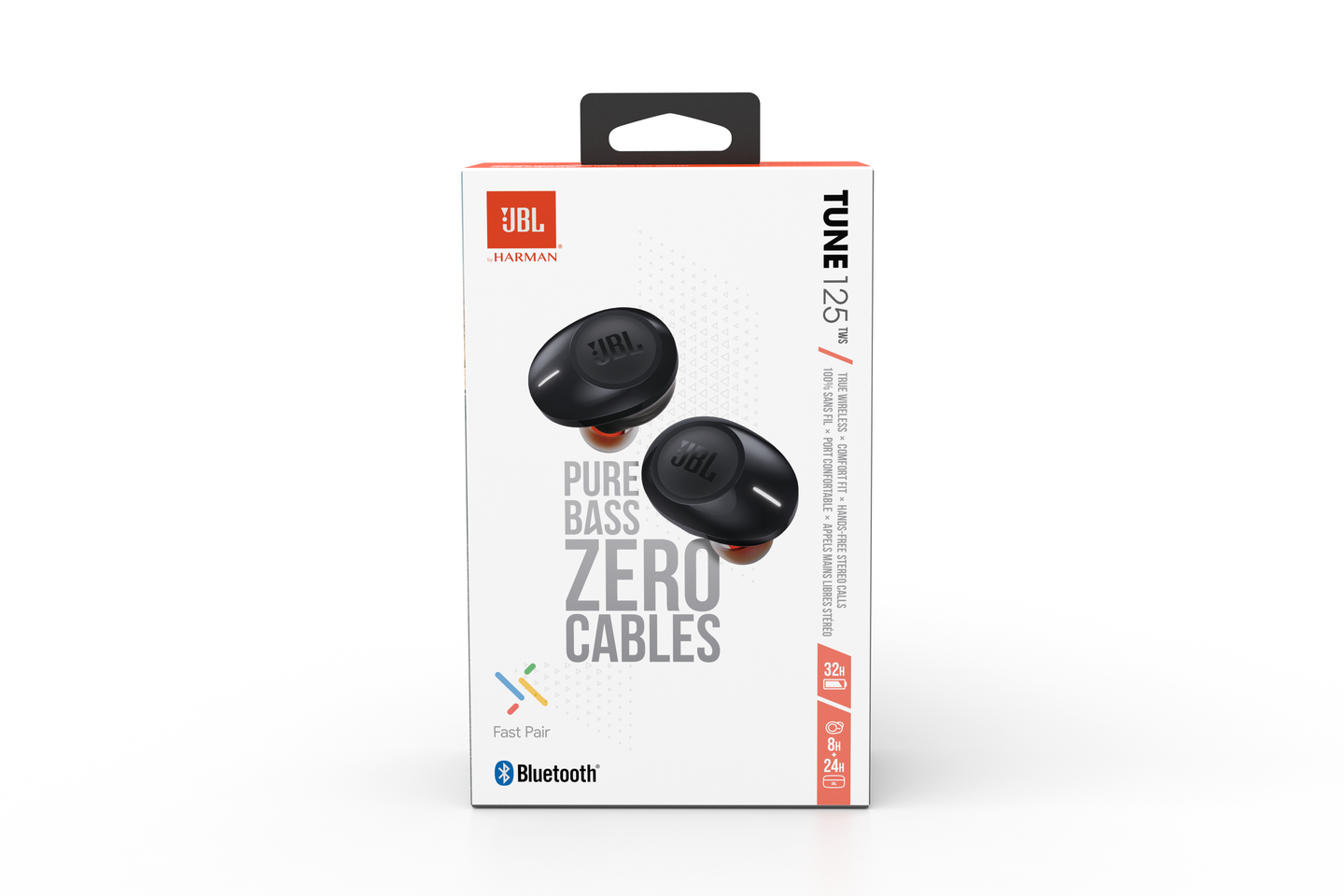 JBL Tune 125TWS langattomat nappikuulokkeet, musta