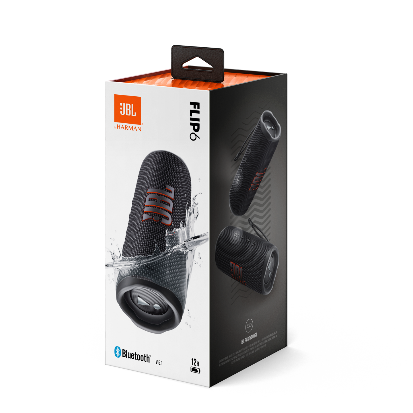 JBL Flip 6 -Bluetooth-kaiutin, musta