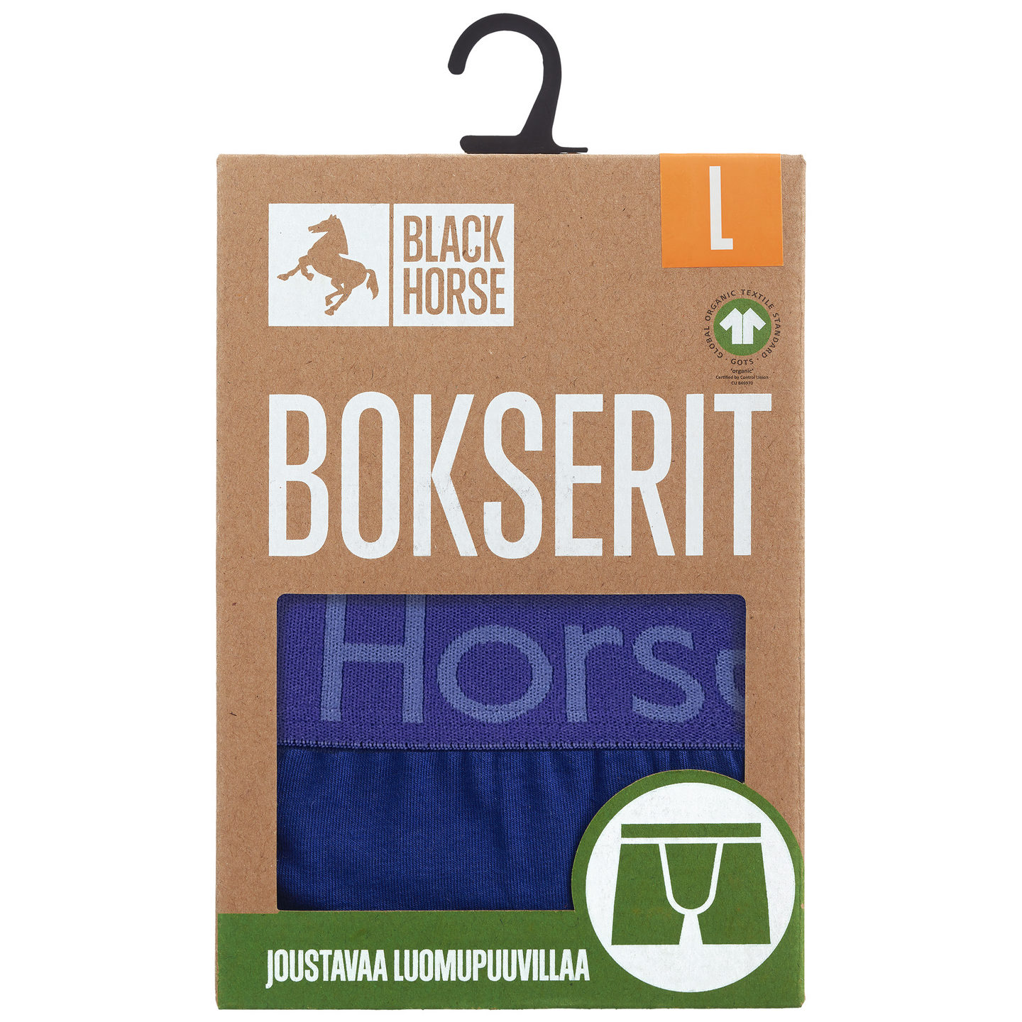 Black Horse miesten bokserit I068 sininen