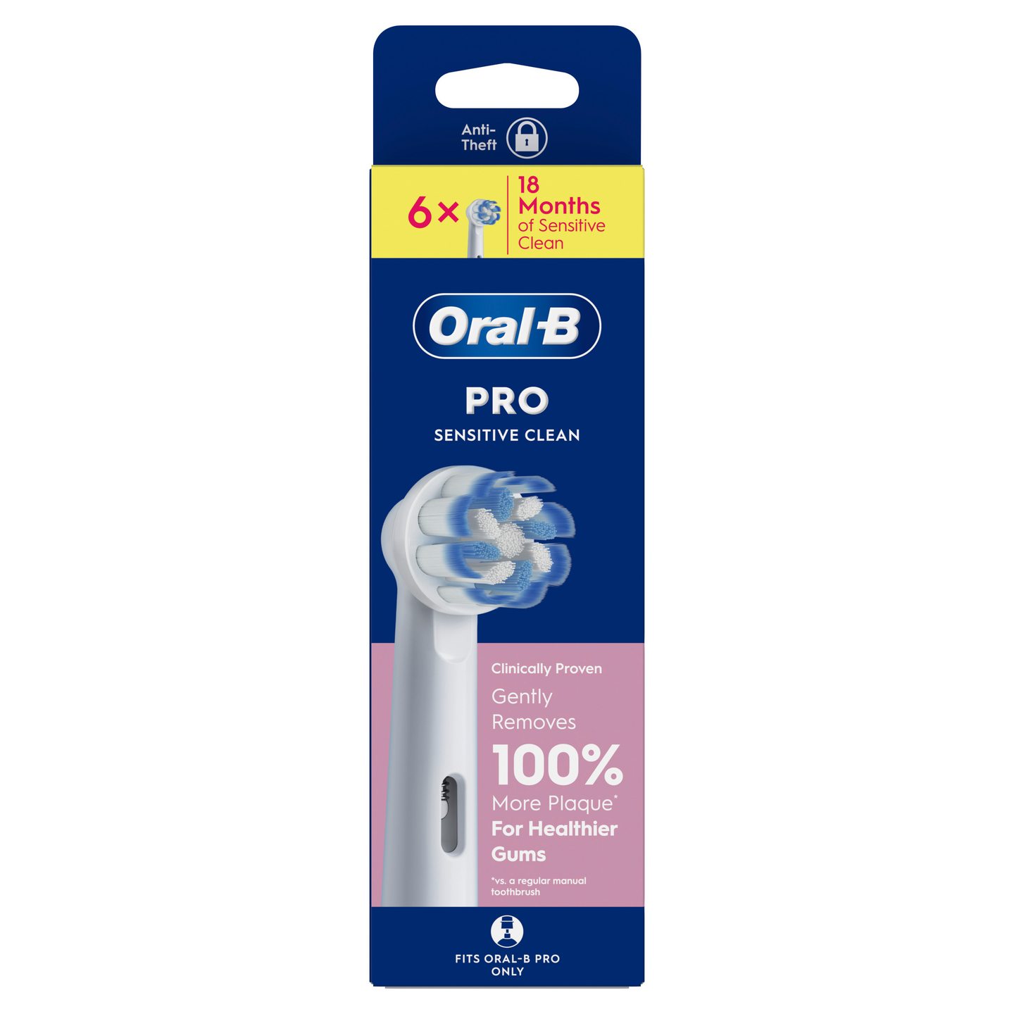 Oral-B Pro Sensitive Clean -vaihtoharja, 6 kpl
