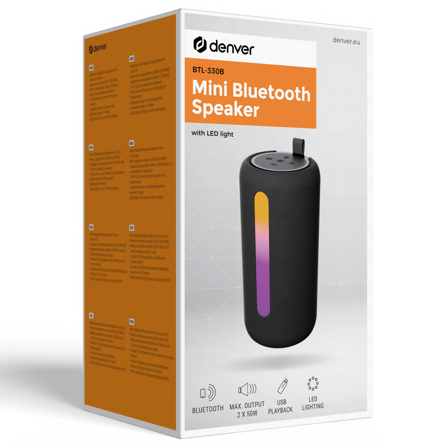 Denver BTL-330B -Bluetooth-kaiutin