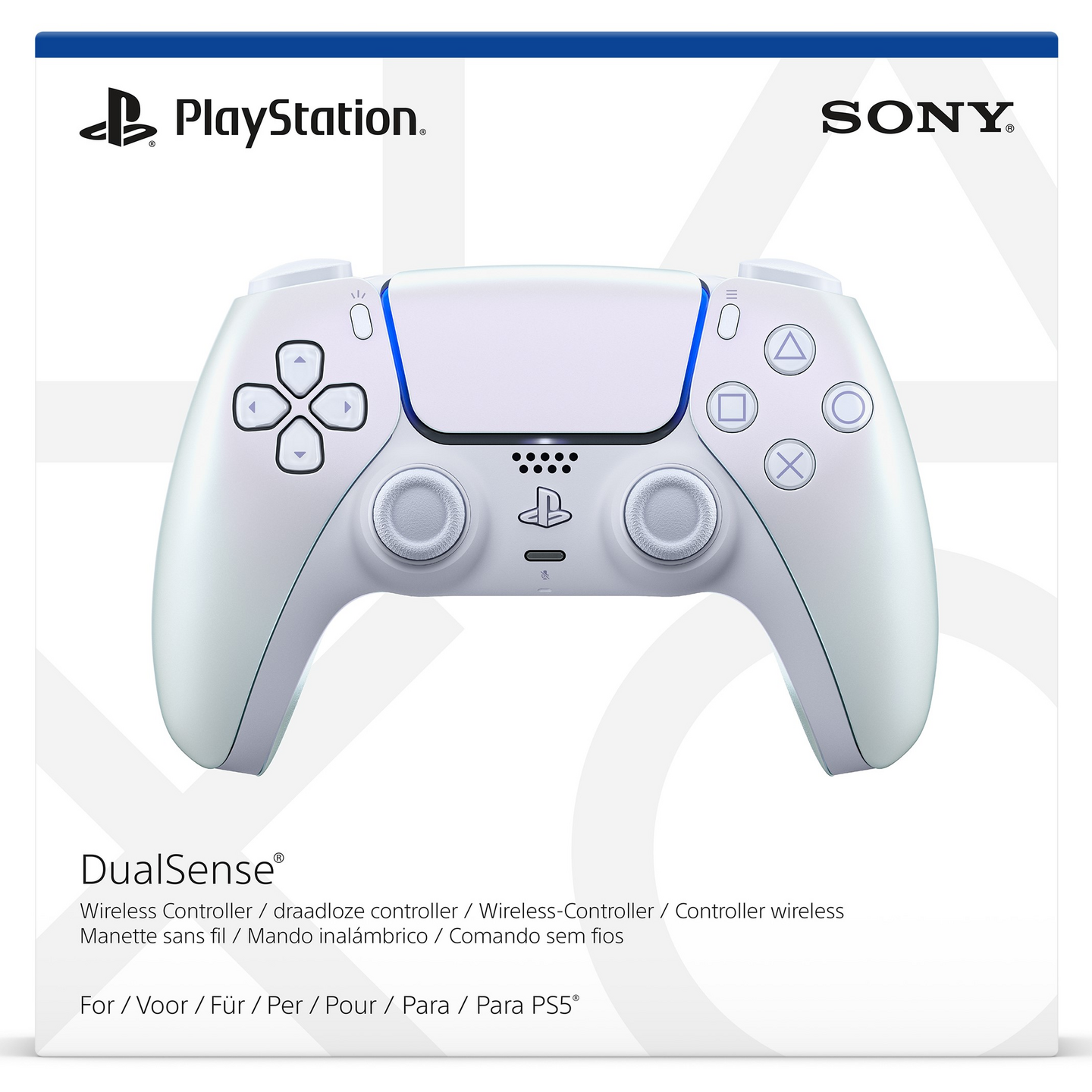 Sony PS5 DualSense Chroma Pearl -langaton peliohjain