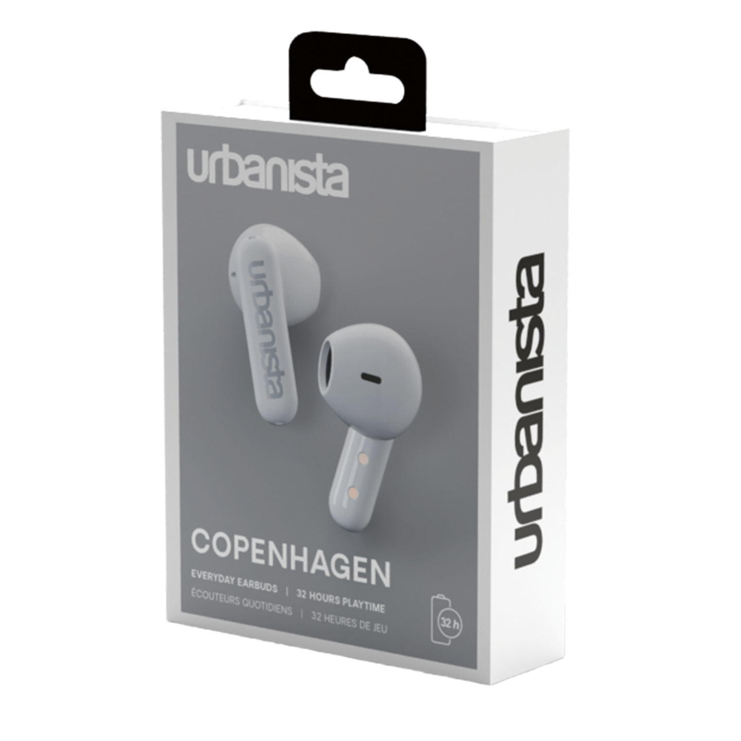 Urbanista Copenhagen -langattomat nappikuulokkeet, valkoinen