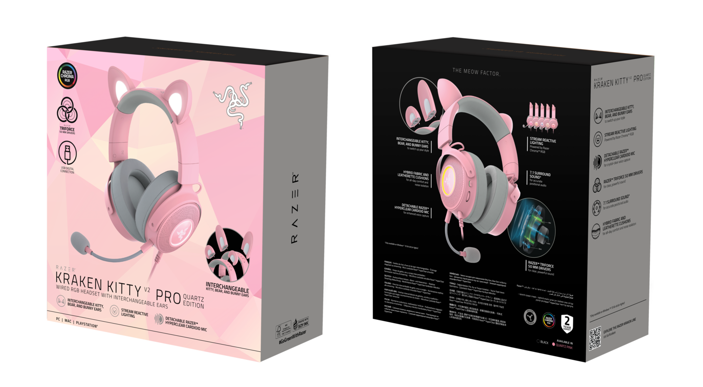 Razer Kraken Kitty V2 Pro -pelikuulokkeet