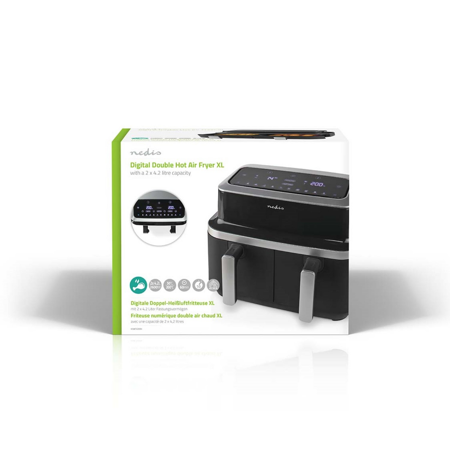 Nedis Digital Double XL KAAF320BK -airfryer