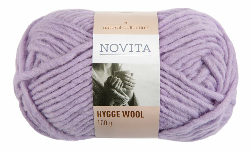 Novita Hygge Wool 100g 730 mustikkamaito