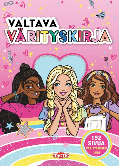 Tactic Barbie valtava värityskirja
