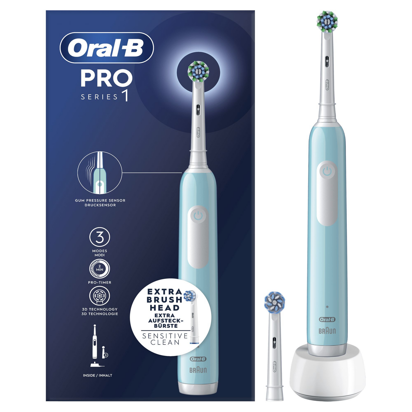 Oral-B Pro Series 1 -sähköhammasharja, turkoosi