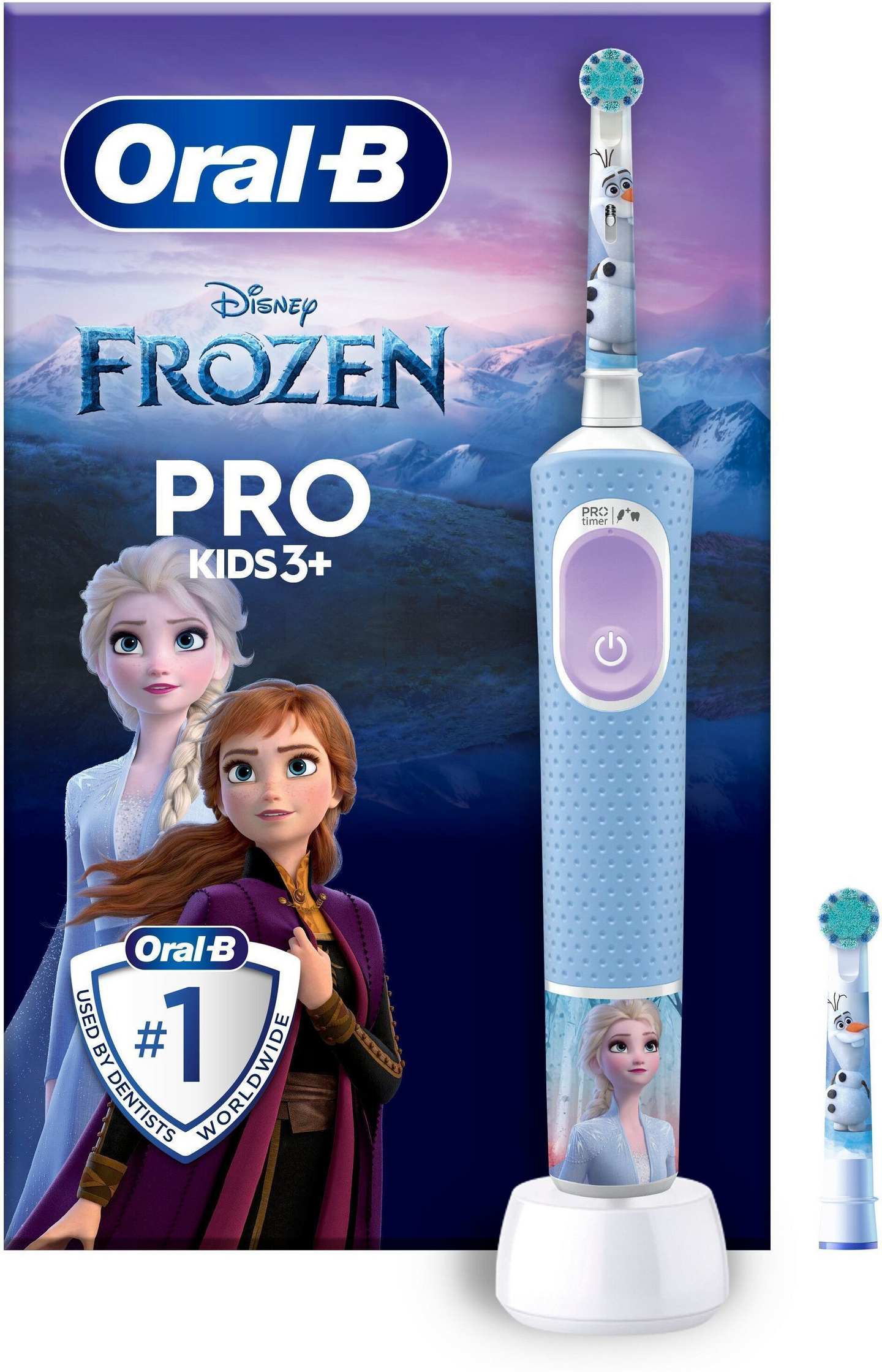Oral-B Vitality Pro Kids 3+ Frozen -sähköhammasharja + lisävaihtoharja