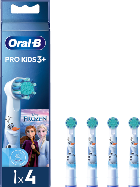 Oral-B Pro Kids 3+ Frozen -vaihtoharja, 4 kpl