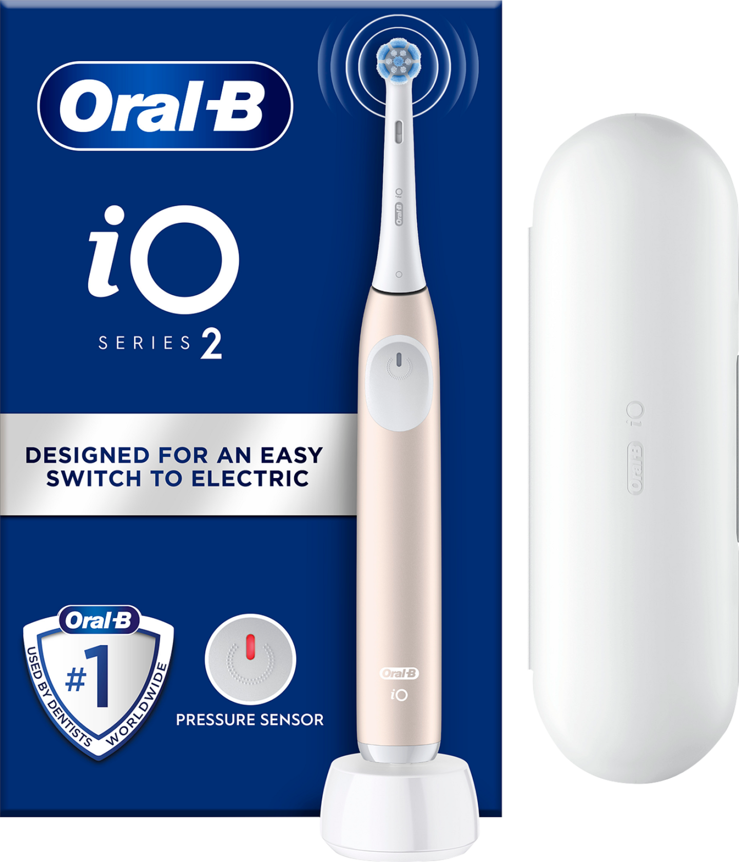 Oral-B iO2 Calm Pink -sähköhammasharja + matkakotelo