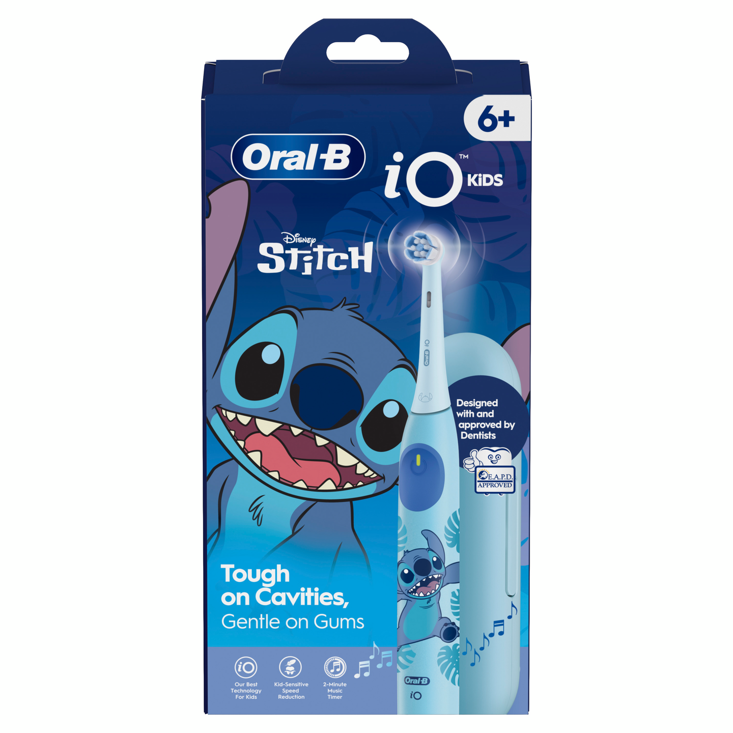 Oral-B iO2 Kids 6+ Stitch -sähköhammasharja + matkakotelo