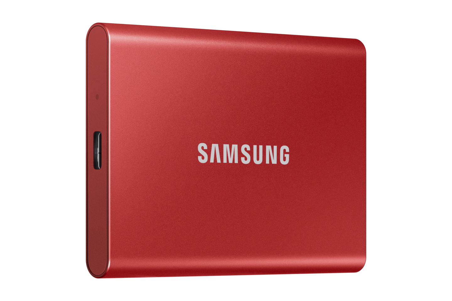Samsung T7 1 Tt -SSD-levy, punainen
